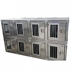 Large UTE Aluminum Hunting Dog Cages Box