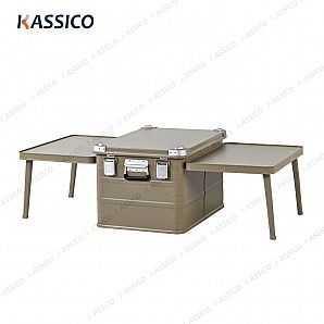 Outdoor Camping Cooking Station, Aluminum Kitchen Boxes