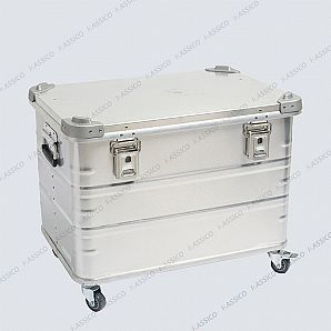 Aluminium Transport and Storage Boxes with Wheels