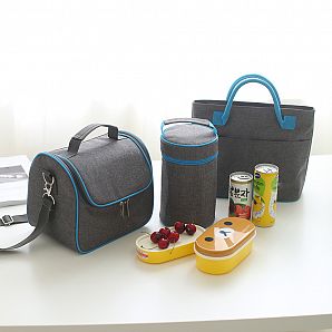 Round Canvas Cooler Bags Function Party Cooler Box