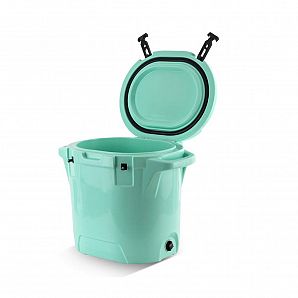 25 Quart Round Rotomolded Cooler Box For Camping Picnic